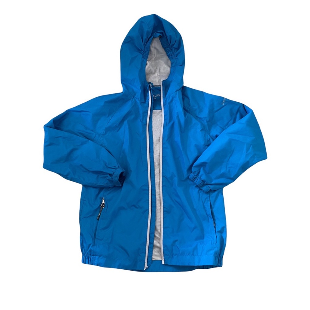 Swiss Alps Wind Breaker Boys size M 10 / 12 Blue